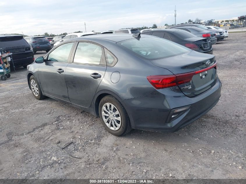 2021 Kia Forte Fe VIN: 3KPF24AD3ME275520 Lot: 38193631