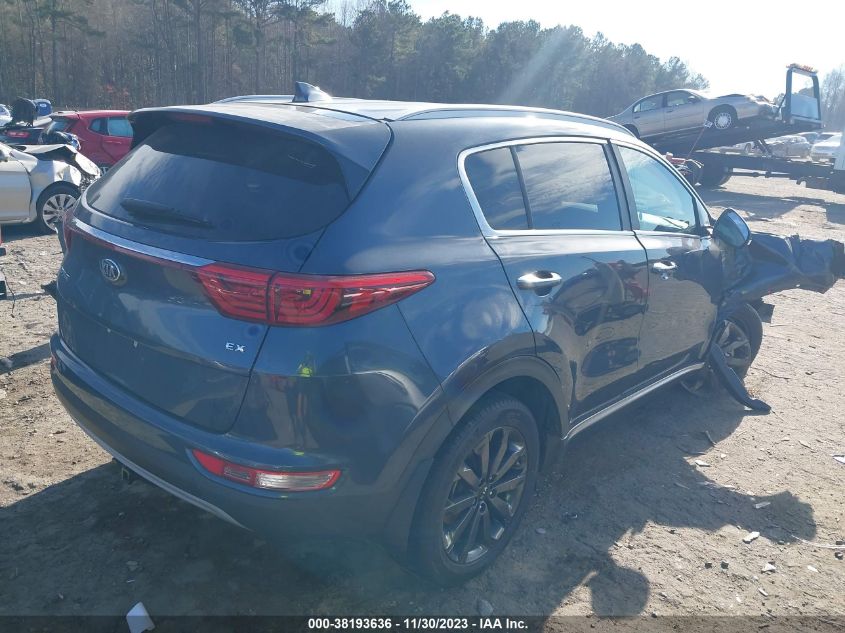 2019 Kia Sportage Ex VIN: KNDPN3ACXK7550293 Lot: 38193636