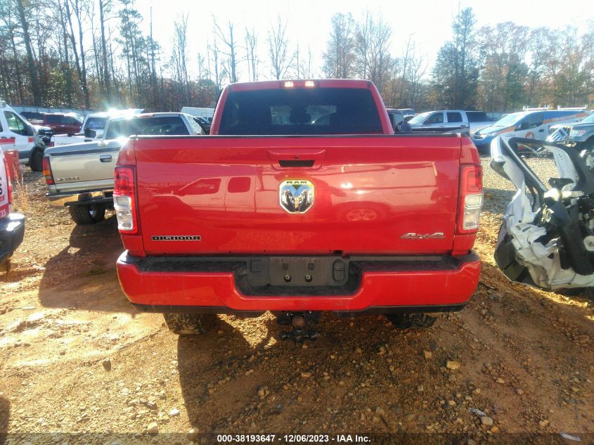 2022 Ram 2500 Big Horn 4X4 6'4" Box VIN: 3C6UR5DL0NG170989 Lot: 38193647