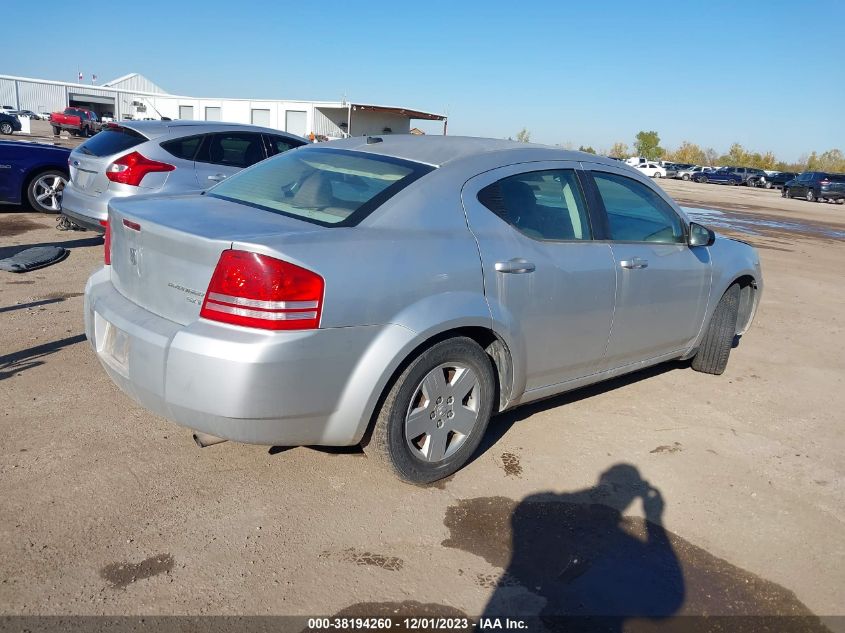 1B3CC4FB0AN183152 2010 Dodge Avenger Sxt