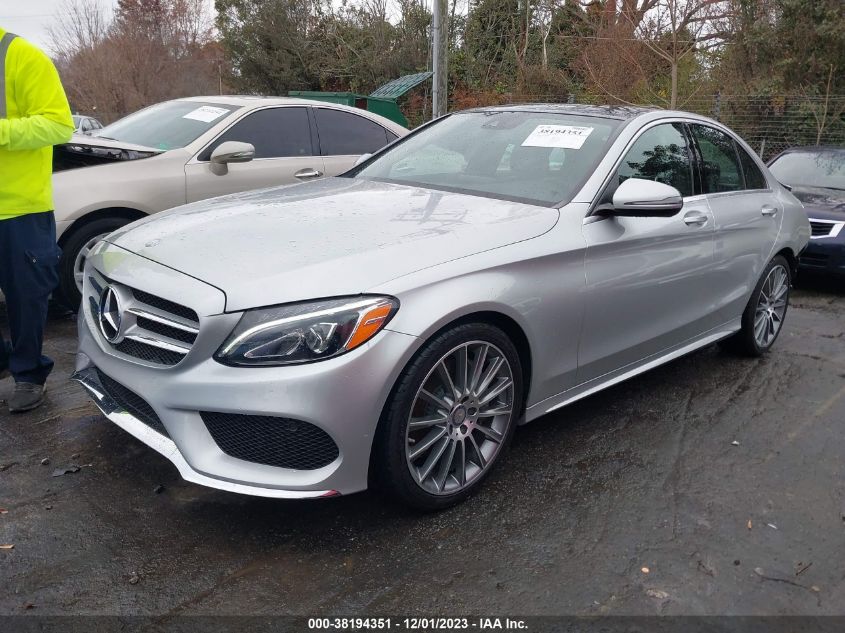 2017 Mercedes-Benz C 300 Sport/Luxury/ VIN: 55SWF4JB2HU205024 Lot: 38194351