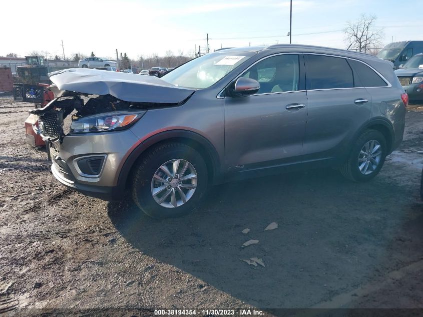 2017 Kia Sorento 3.3L Lx VIN: 5XYPGDA56HG209146 Lot: 38194354