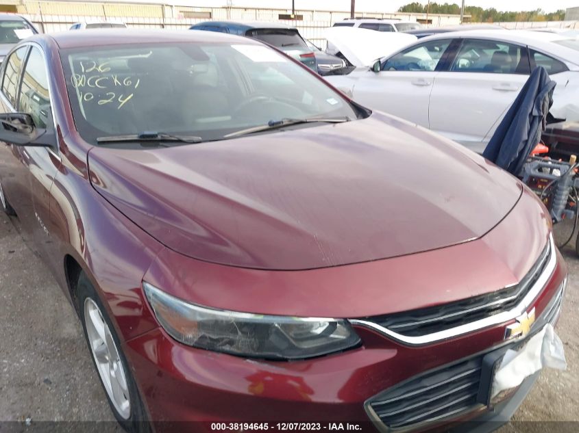 2016 Chevrolet Malibu Ls VIN: 1G1ZC5ST3GF202768 Lot: 38194645