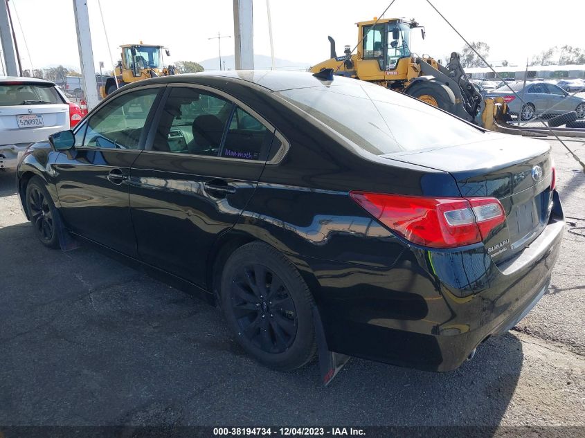 2016 Subaru Legacy 2.5I Premium VIN: 4S3BNAC6XG3003450 Lot: 38194734