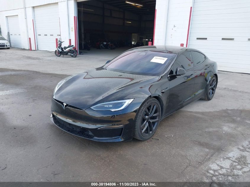 2022 Tesla Model S Dual Motor All-Wheel Drive VIN: 5YJSA1E58NF488557 Lot: 38194806