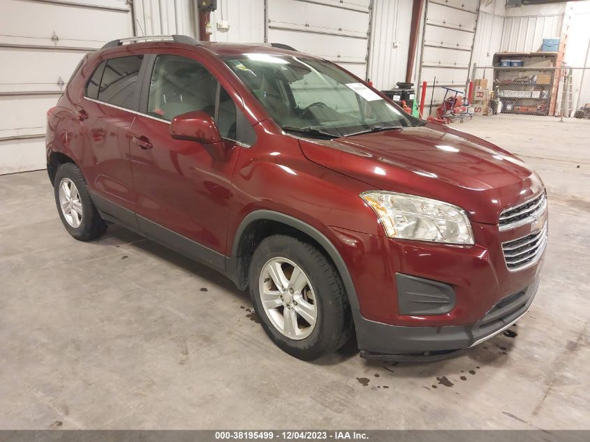 2016 Chevrolet Trax Lt VIN: 3GNCJLSB8GL177992 Lot: 38195499