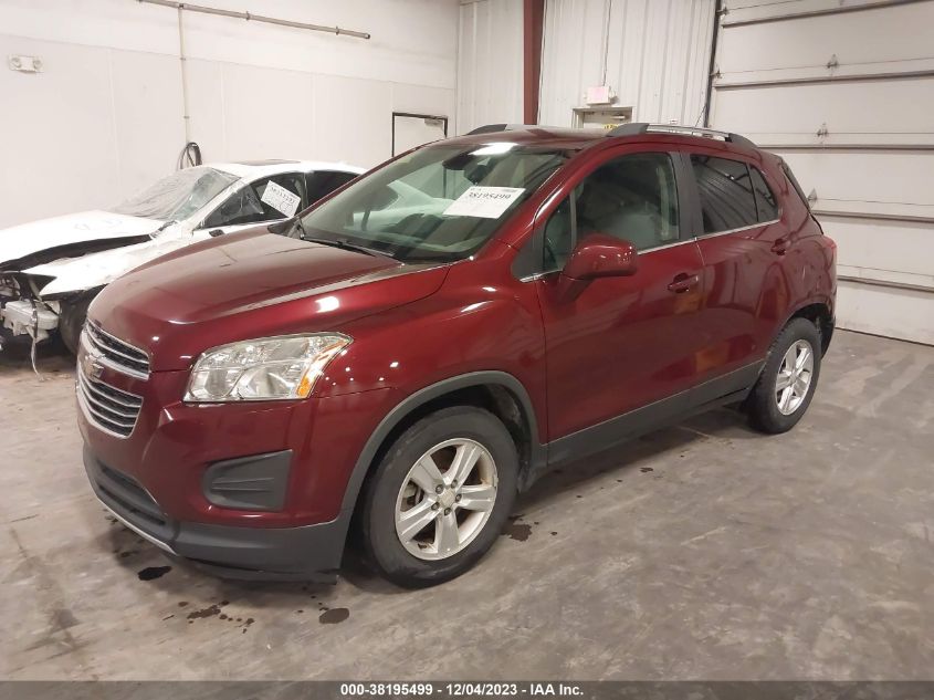 2016 Chevrolet Trax Lt VIN: 3GNCJLSB8GL177992 Lot: 38195499