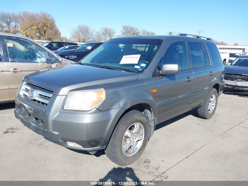 2007 Honda Pilot Ex VIN: 5FNYF28467B034458 Lot: 38195676