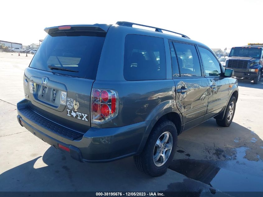 2007 Honda Pilot Ex VIN: 5FNYF28467B034458 Lot: 38195676