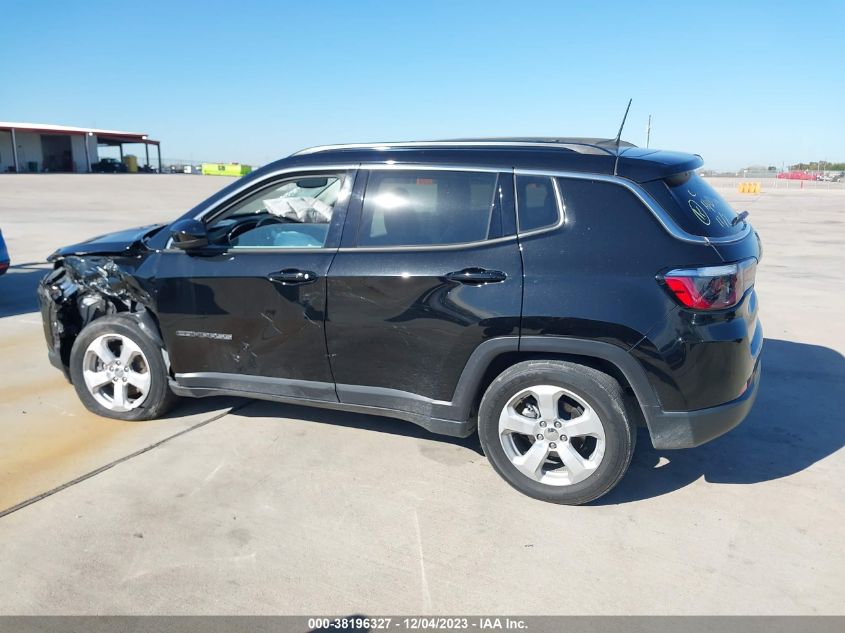 2021 Jeep Compass Latitude Fwd VIN: 3C4NJCBB6MT576896 Lot: 38196327