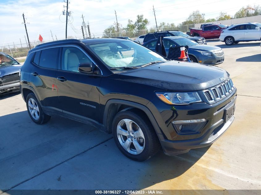 2021 Jeep Compass Latitude Fwd VIN: 3C4NJCBB6MT576896 Lot: 38196327