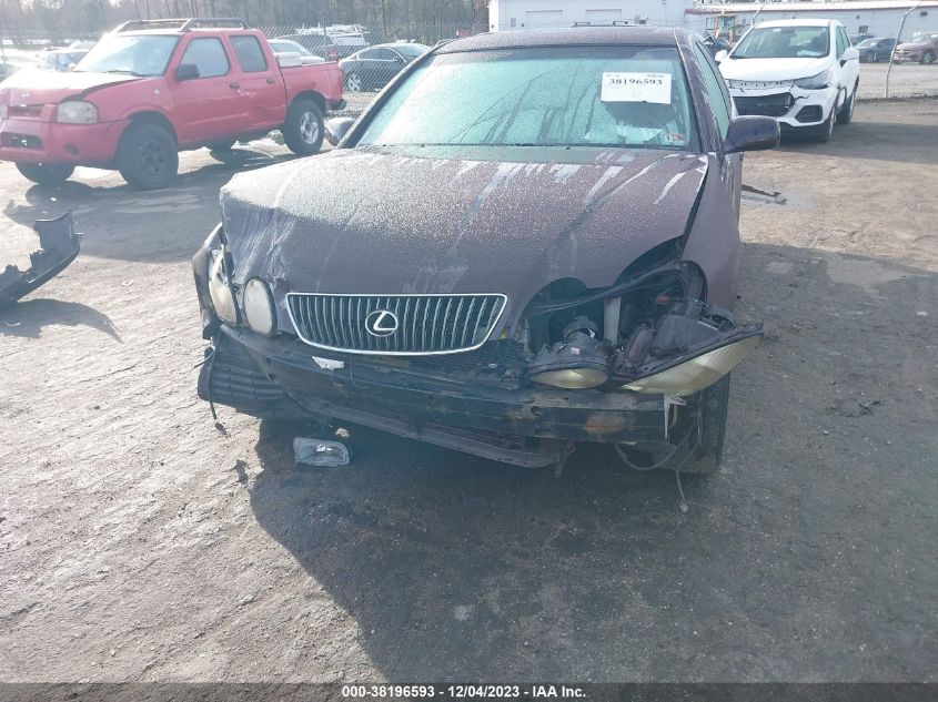 2001 Lexus Gs 300 Base (A5) VIN: JT8BD69S410145885 Lot: 38196593