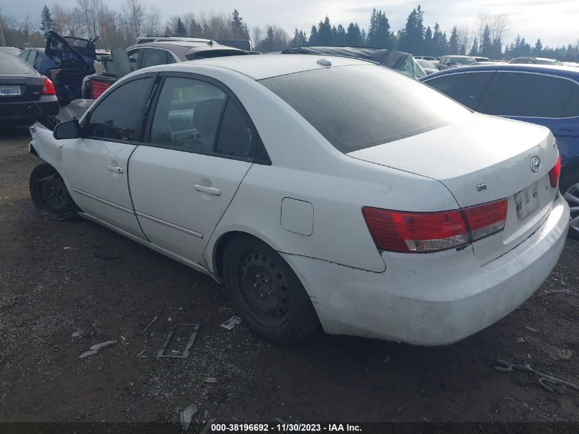 2008 Hyundai Sonata Gls VIN: 5NPET46C48H369044 Lot: 38196692