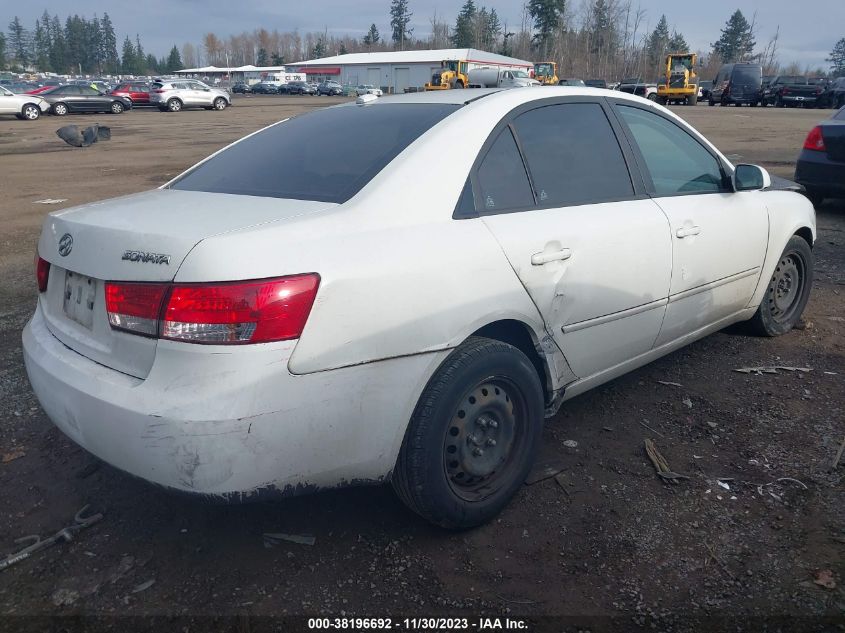 2008 Hyundai Sonata Gls VIN: 5NPET46C48H369044 Lot: 38196692