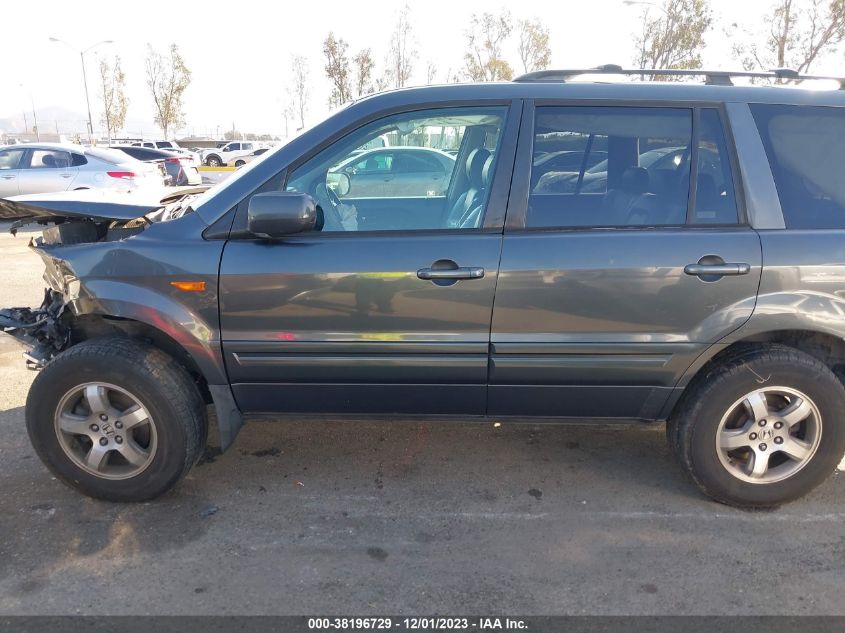 2006 Honda Pilot Ex-L VIN: 2HKYF185X6H531175 Lot: 38196729