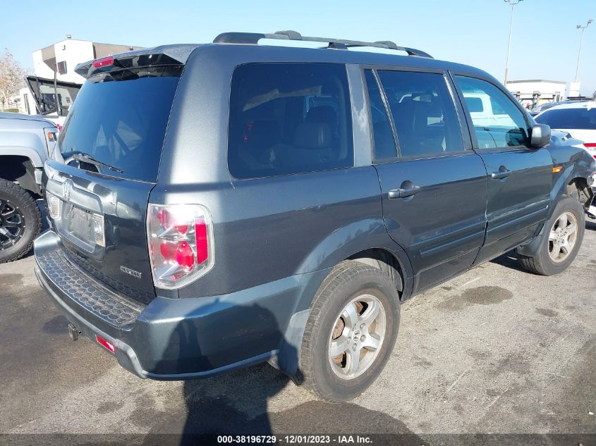 2006 Honda Pilot Ex-L VIN: 2HKYF185X6H531175 Lot: 38196729