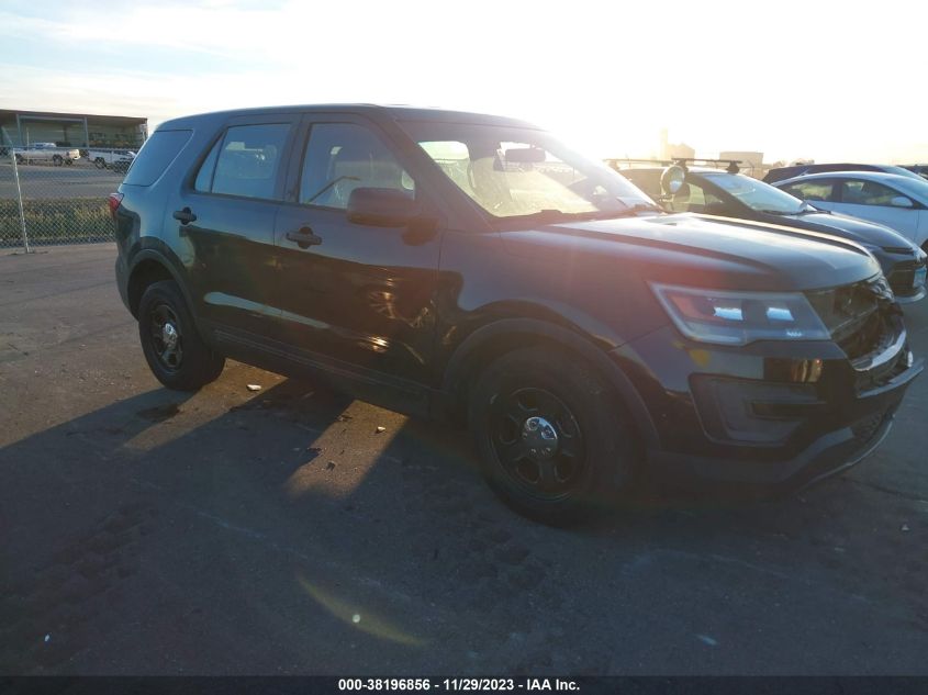 2016 Ford Utility Police Interceptor VIN: 1FM5K8AR2GGD30375 Lot: 38196856