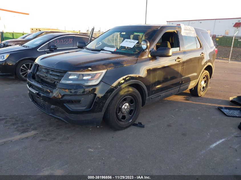 2016 Ford Utility Police Interceptor VIN: 1FM5K8AR2GGD30375 Lot: 38196856