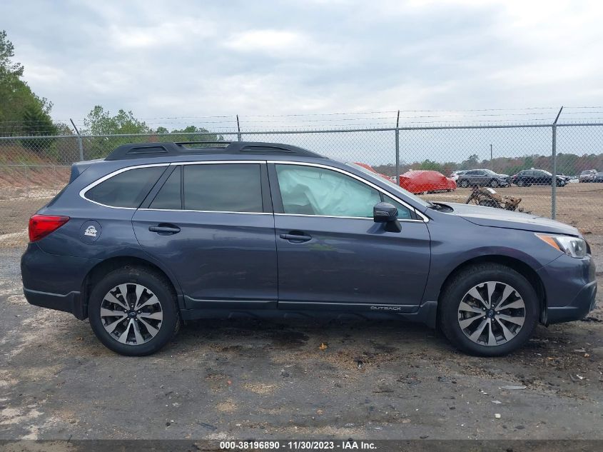 2016 Subaru Outback 2.5I Limited VIN: 4S4BSANC4G3320664 Lot: 38196890