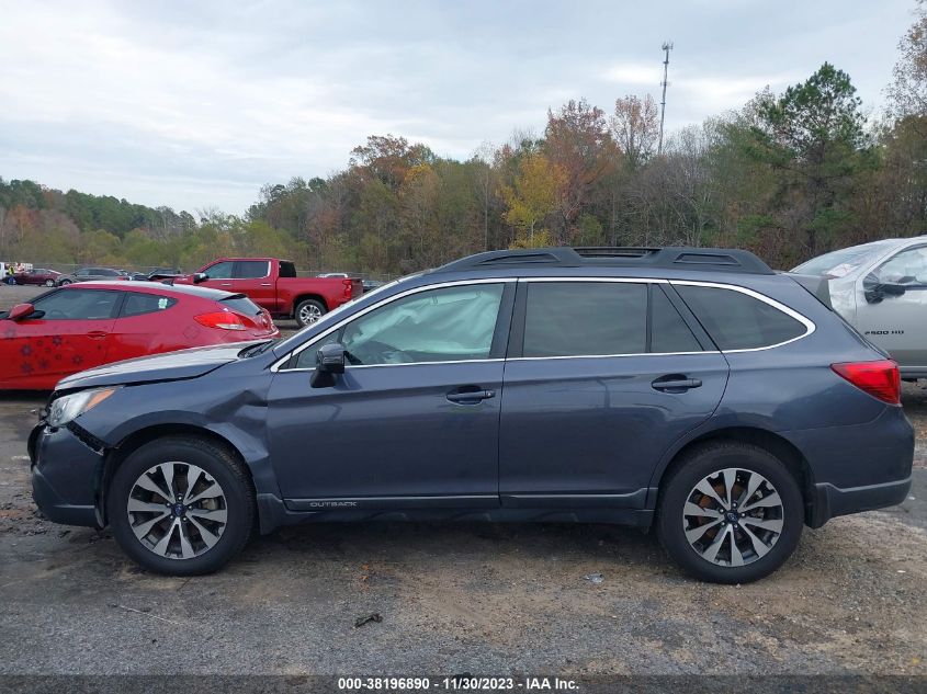 2016 Subaru Outback 2.5I Limited VIN: 4S4BSANC4G3320664 Lot: 38196890