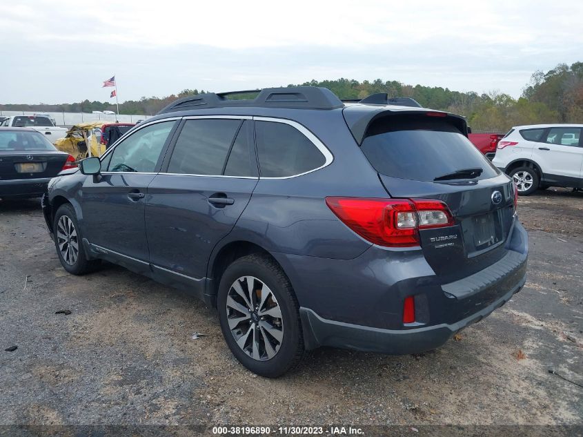 2016 Subaru Outback 2.5I Limited VIN: 4S4BSANC4G3320664 Lot: 38196890