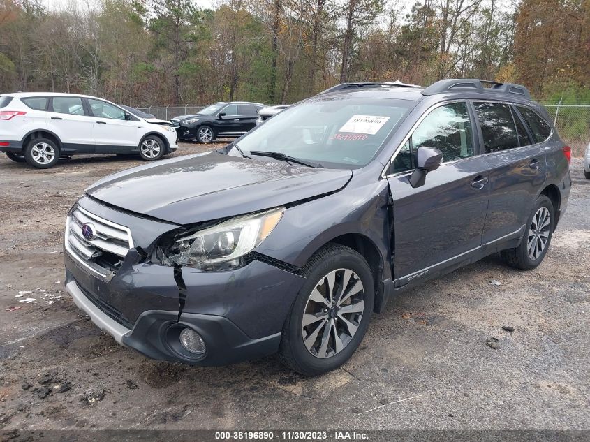 2016 Subaru Outback 2.5I Limited VIN: 4S4BSANC4G3320664 Lot: 38196890