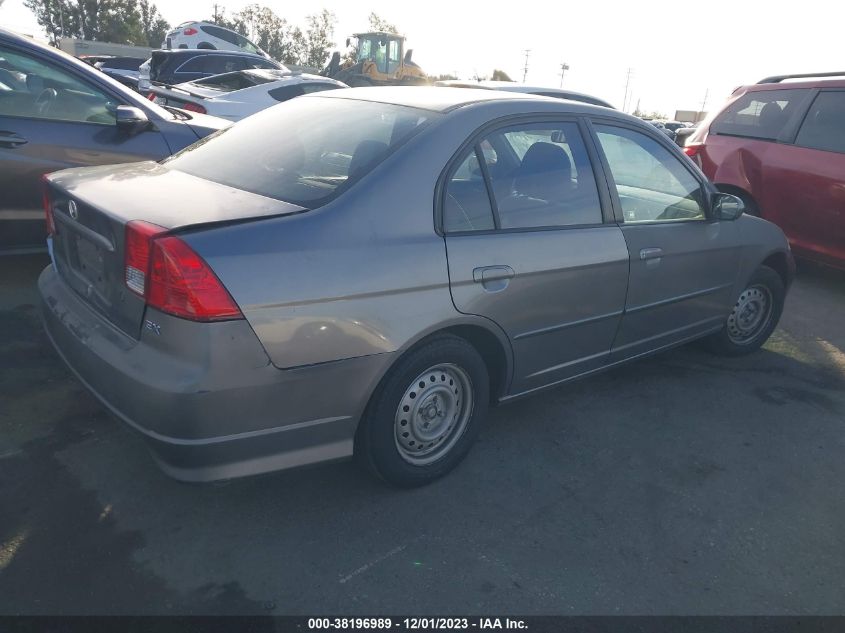 2HGES26815H593140 2005 Honda Civic Ex