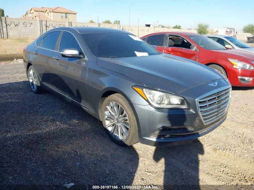 2016 Hyundai Genesis 3.8 VIN: KMHGN4JE5GU141100 Lot: 38197166