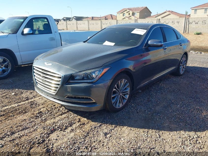 2016 Hyundai Genesis 3.8 VIN: KMHGN4JE5GU141100 Lot: 38197166