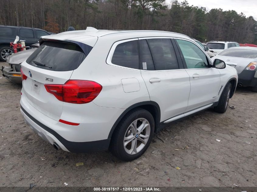 2018 BMW X3 xDrive30I VIN: 5UXTR9C51JLC75893 Lot: 38197517