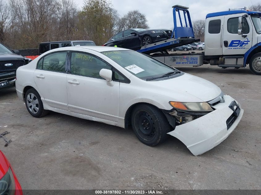 2008 Honda Civic Lx VIN: 1HGFA16558L040831 Lot: 38197802