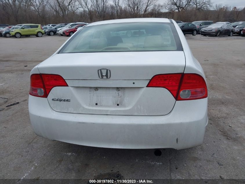 2008 Honda Civic Lx VIN: 1HGFA16558L040831 Lot: 38197802