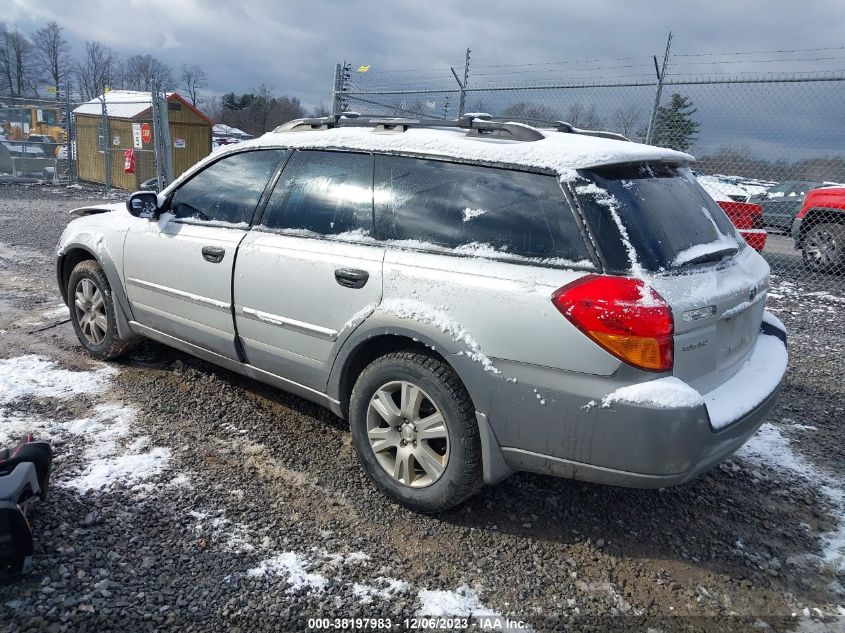 2005 Subaru Outback 2.5I VIN: 4S4BP61C957330696 Lot: 38197983