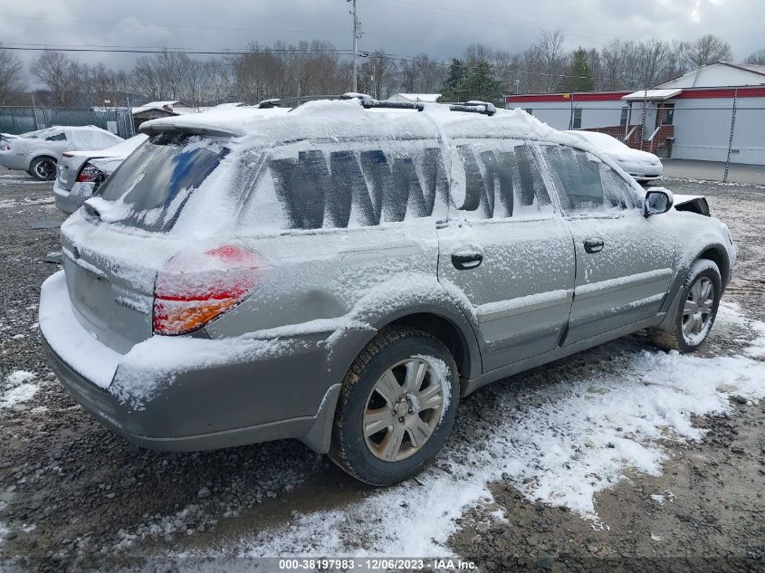 2005 Subaru Outback 2.5I VIN: 4S4BP61C957330696 Lot: 38197983