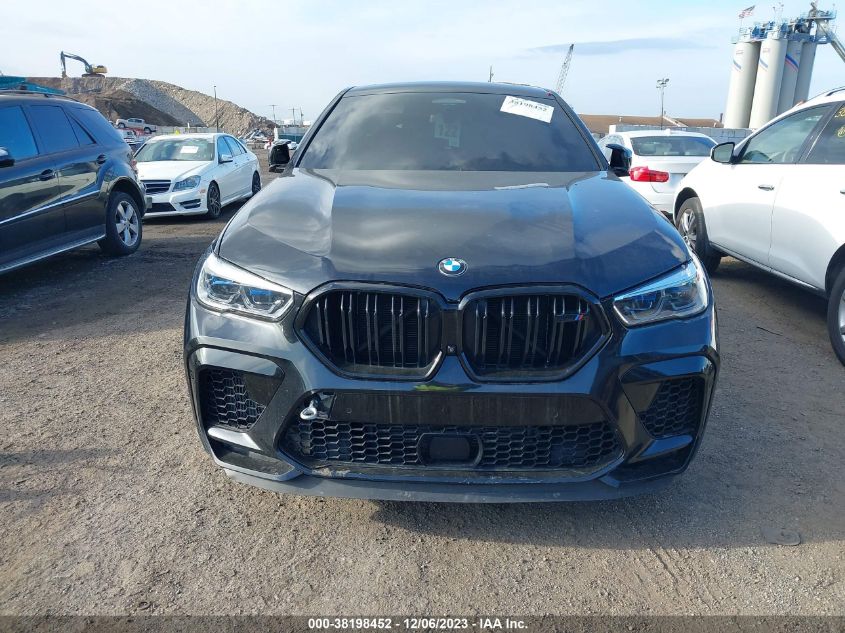 2021 BMW X6 M VIN: 5YMCY0C05M9F96820 Lot: 38198452