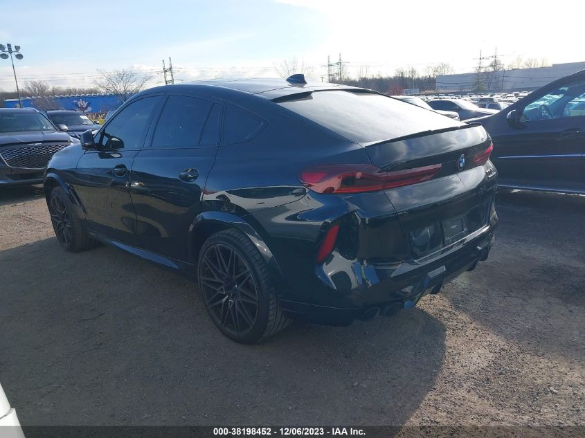 2021 BMW X6 M VIN: 5YMCY0C05M9F96820 Lot: 38198452