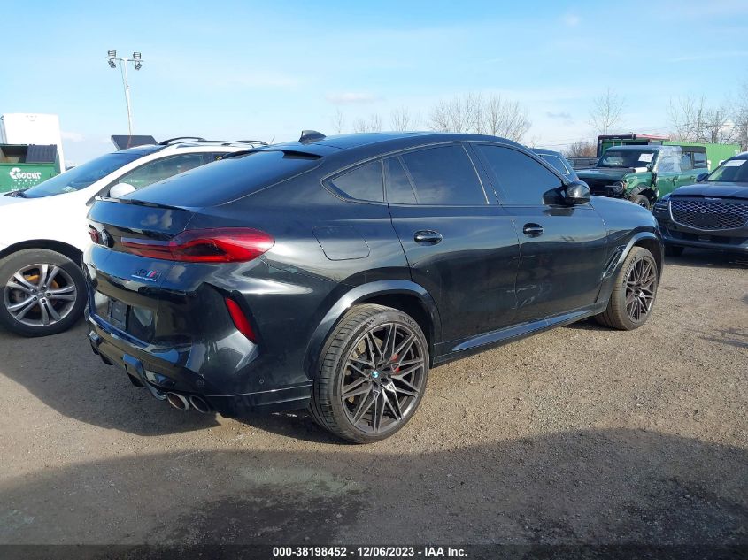 2021 BMW X6 M VIN: 5YMCY0C05M9F96820 Lot: 38198452