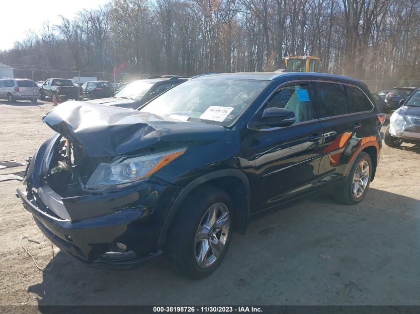 2016 Toyota Highlander Limited V6 VIN: 5TDDKRFH1GS274327 Lot: 38198726