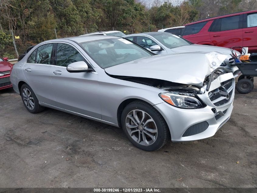 2015 Mercedes-Benz C 300 Sport 4Matic/Luxury 4Matic/4Matic VIN: 55SWF4KB9FU035675 Lot: 38199246