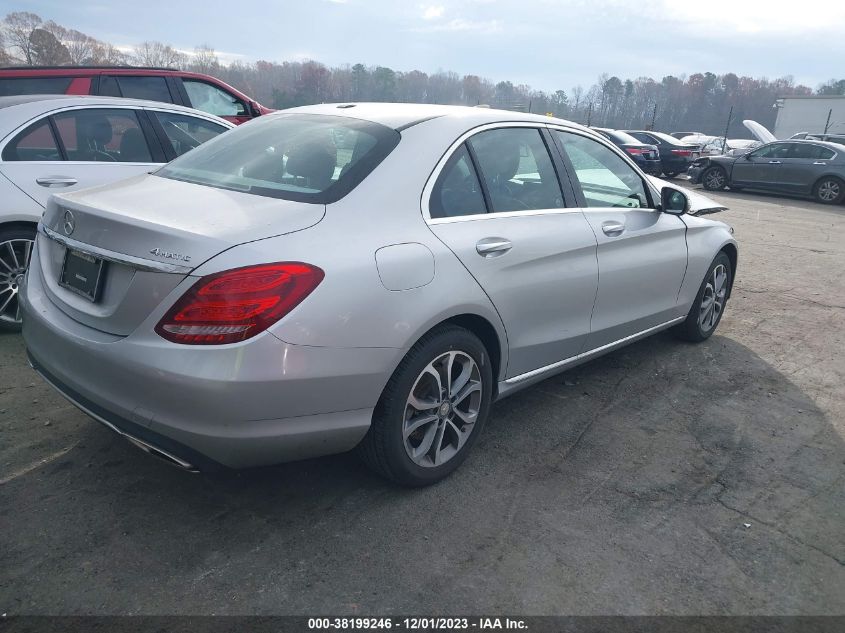 2015 Mercedes-Benz C 300 Sport 4Matic/Luxury 4Matic/4Matic VIN: 55SWF4KB9FU035675 Lot: 38199246