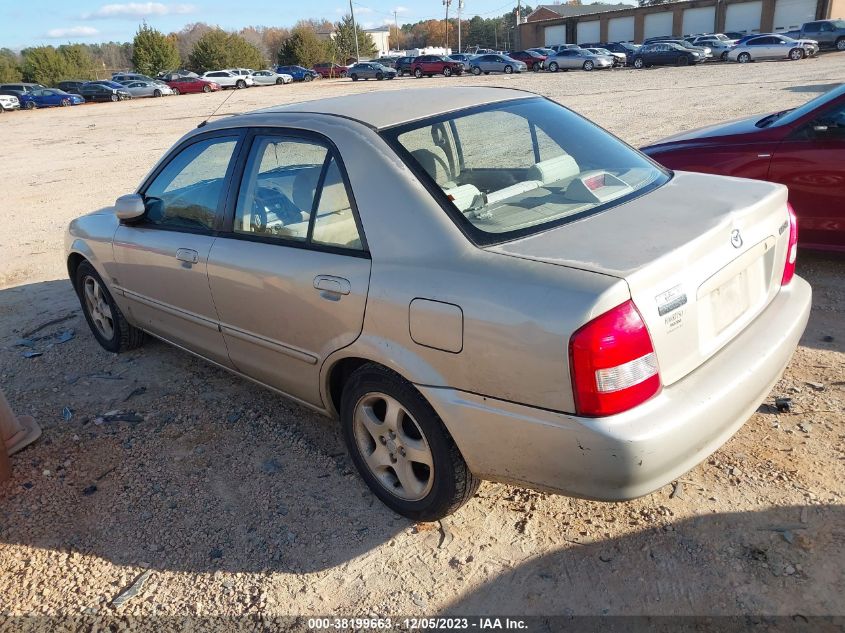 2001 Mazda Protege Lx/Es VIN: JM1BJ225310469059 Lot: 38199663