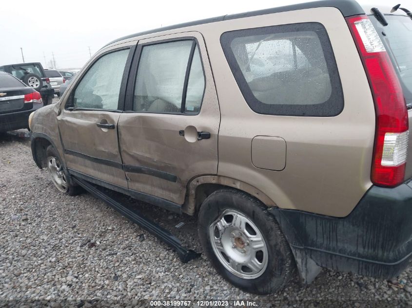 JHLRD78586C020902 2006 Honda Cr-V Lx