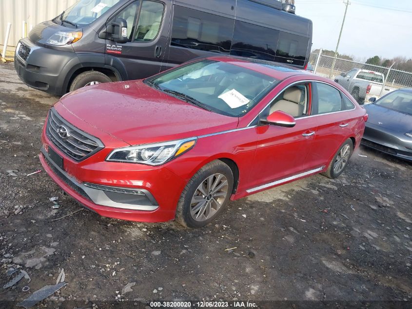 2017 Hyundai Sonata Sport VIN: 5NPE34AF5HH570579 Lot: 38200020