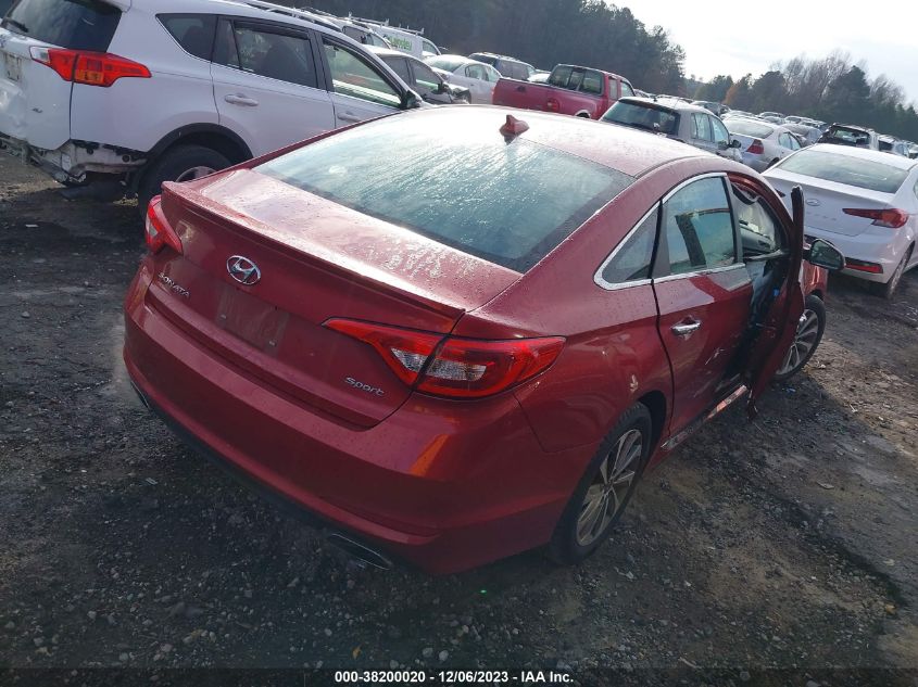 2017 Hyundai Sonata Sport VIN: 5NPE34AF5HH570579 Lot: 38200020