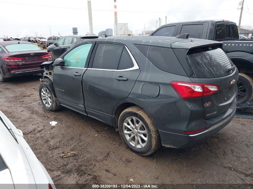 2020 Chevrolet Equinox Fwd Lt 1.5L Turbo VIN: 2GNAXKEV8L6262223 Lot: 38200193