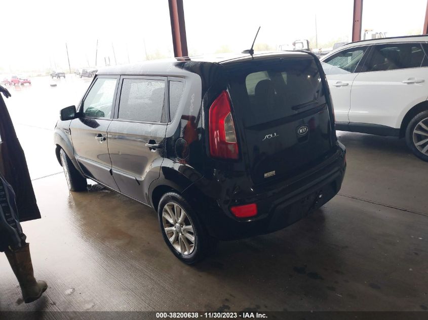 2012 Kia Soul + VIN: KNDJT2A69C7738675 Lot: 38200638