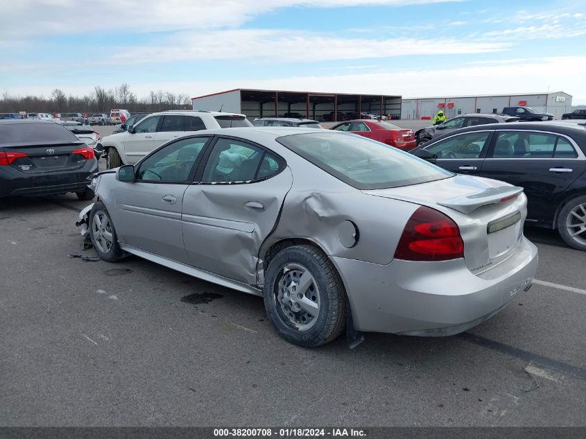 2005 Pontiac Grand Prix VIN: 2G2WP522151206901 Lot: 38200708