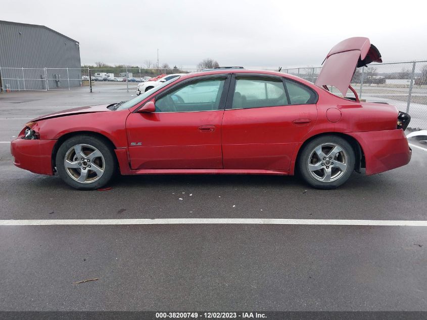 2005 Pontiac Bonneville Sle VIN: 1G2HY52K55U167708 Lot: 38200749