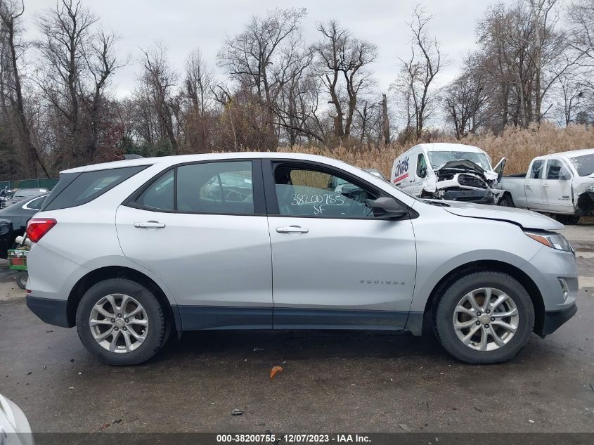 2019 Chevrolet Equinox Ls VIN: 2GNAXHEV8K6168683 Lot: 38200755