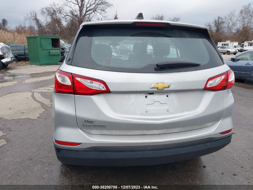 2019 Chevrolet Equinox Ls VIN: 2GNAXHEV8K6168683 Lot: 38200755